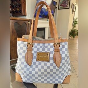 Louis Vuitton Damier Azur Hampstead MM